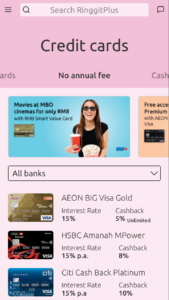 RinggitPlus New Website mobile look